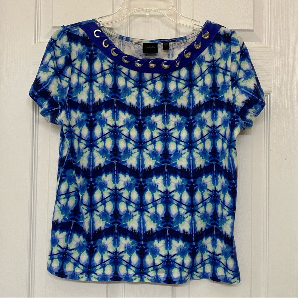 Rafaella short sleeve shirt, Petite Medium